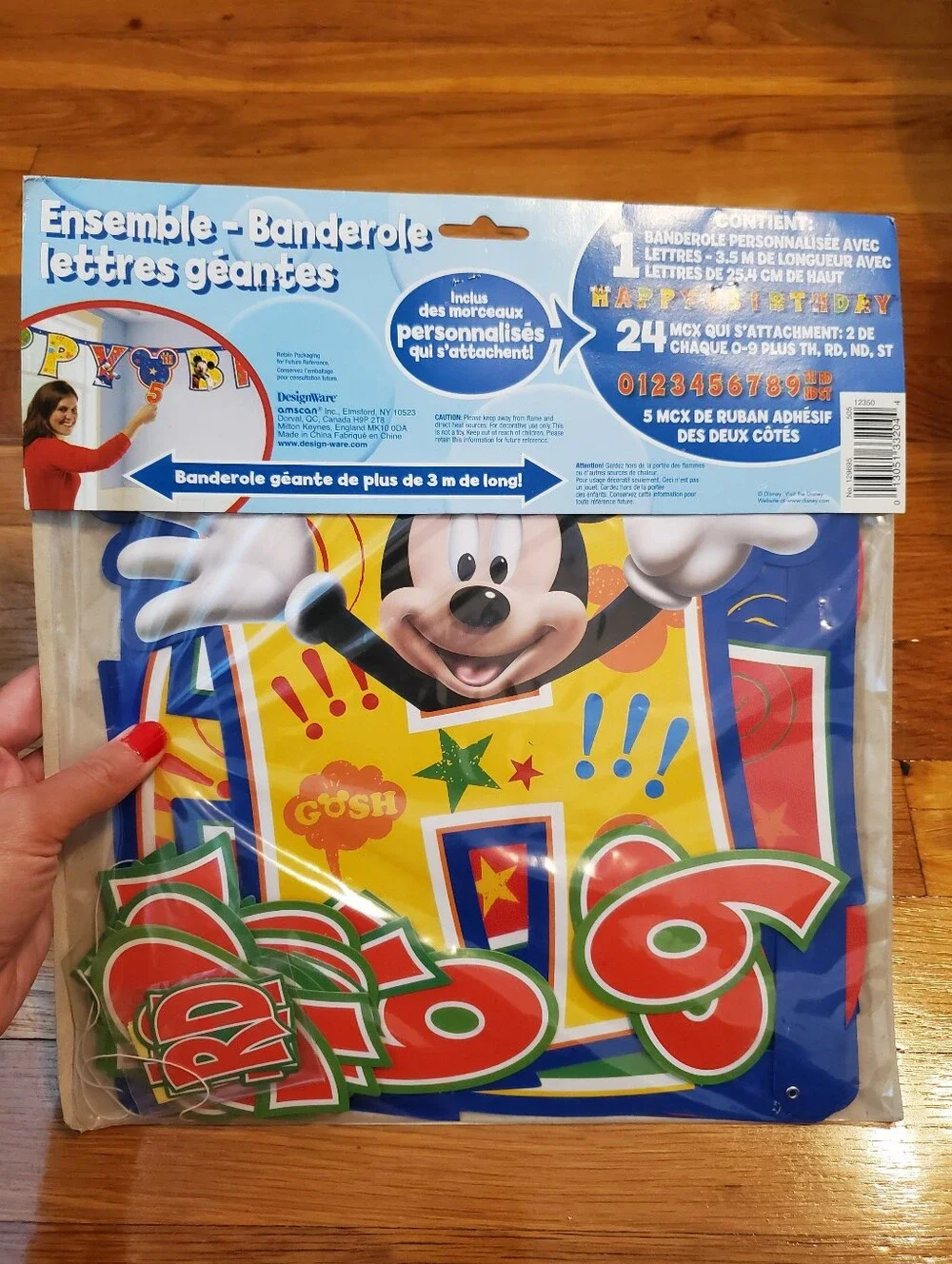 Disney Mickey Mouse Clubhouse Jumbo Letter Banner Kit